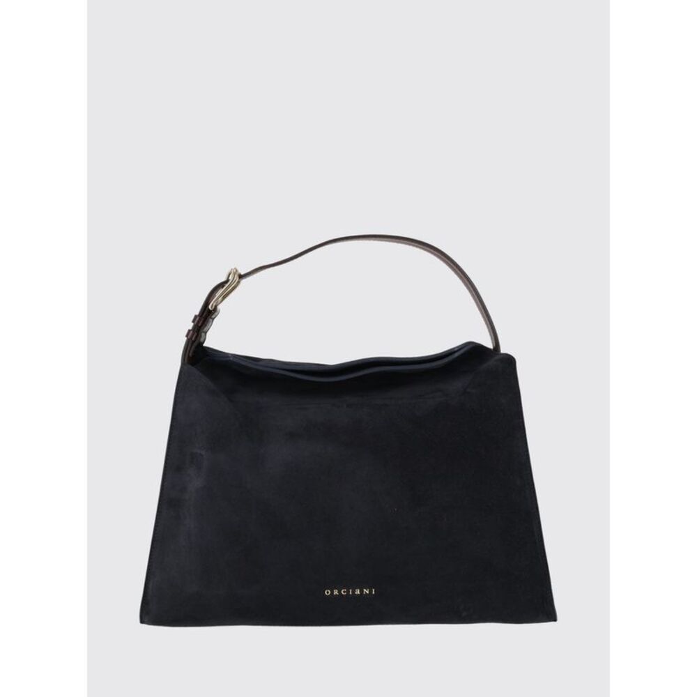 Orciani Women Orciani Trinity Suede Calfskin Shoulder Bag With Adjustable Handle